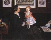 Mrs James Wyatt Jnr and her Daughter Sir John Everett Millais
